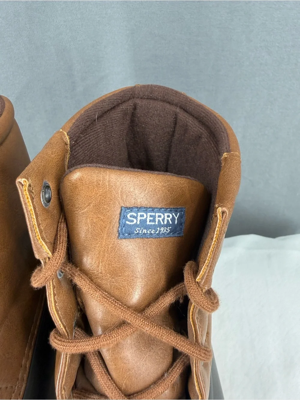 Brown Leather Upper with Black Rubber Shell kids Rain & Snow Boots
